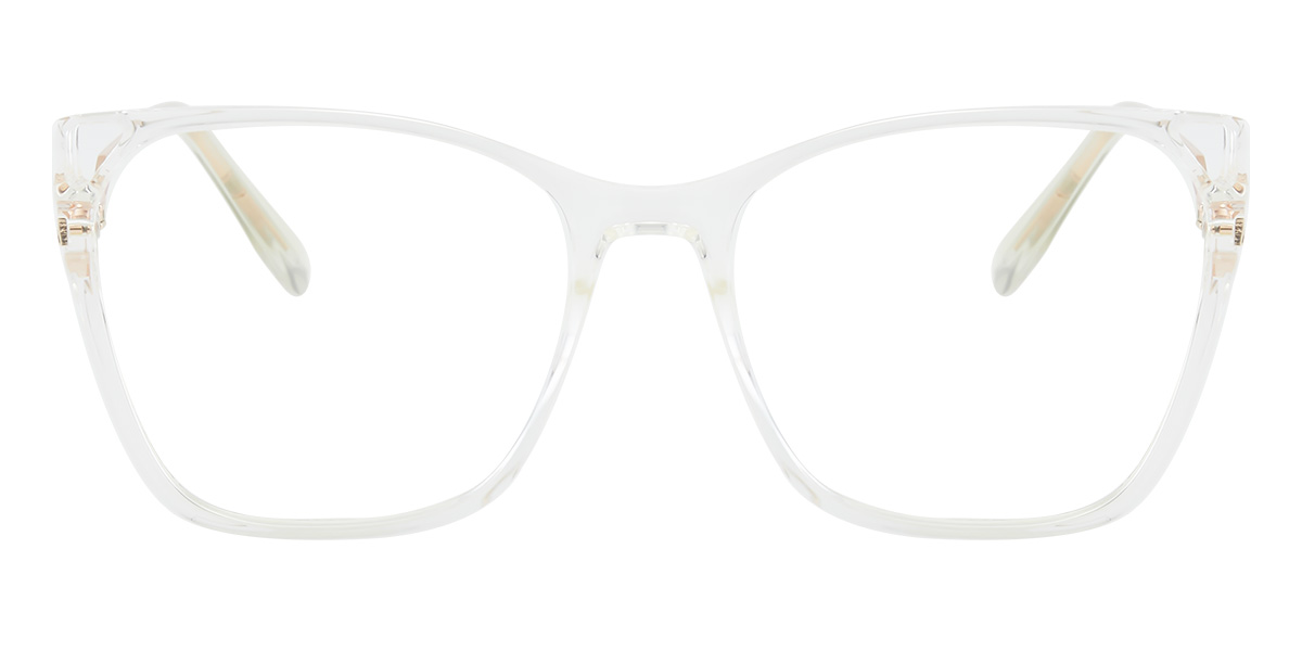 Clear - Square Glasses - Boh
