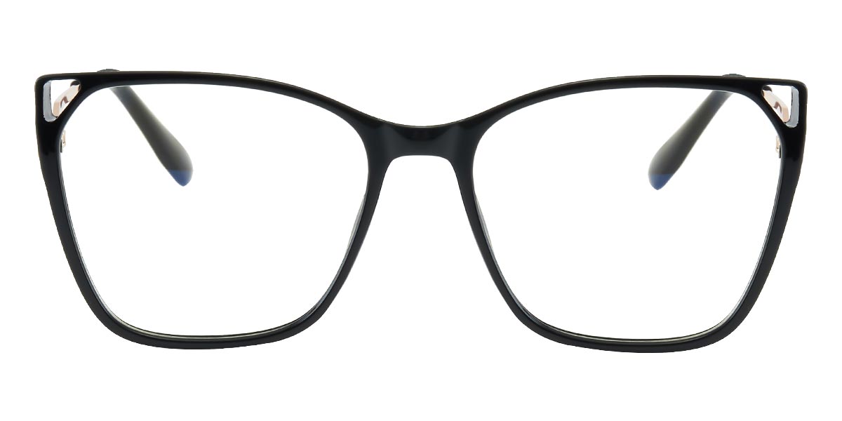 Black - Square Glasses - Boh