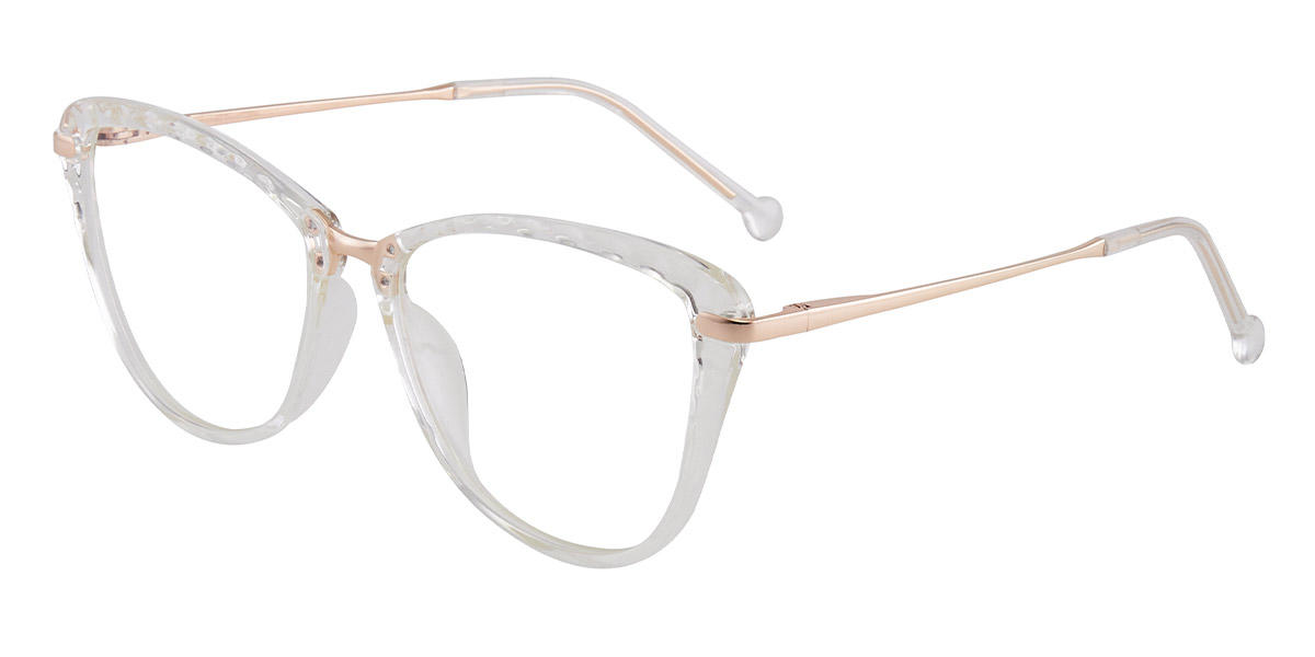 Transparent Bori - Oval Glasses