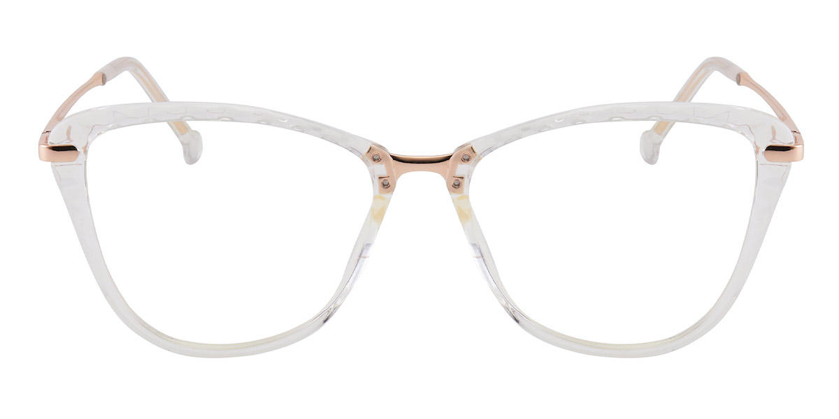 Transparent Bori - Oval Glasses