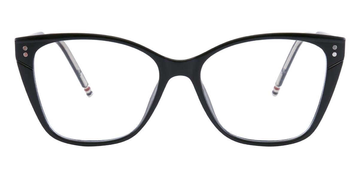 Black Nonie - Square Glasses