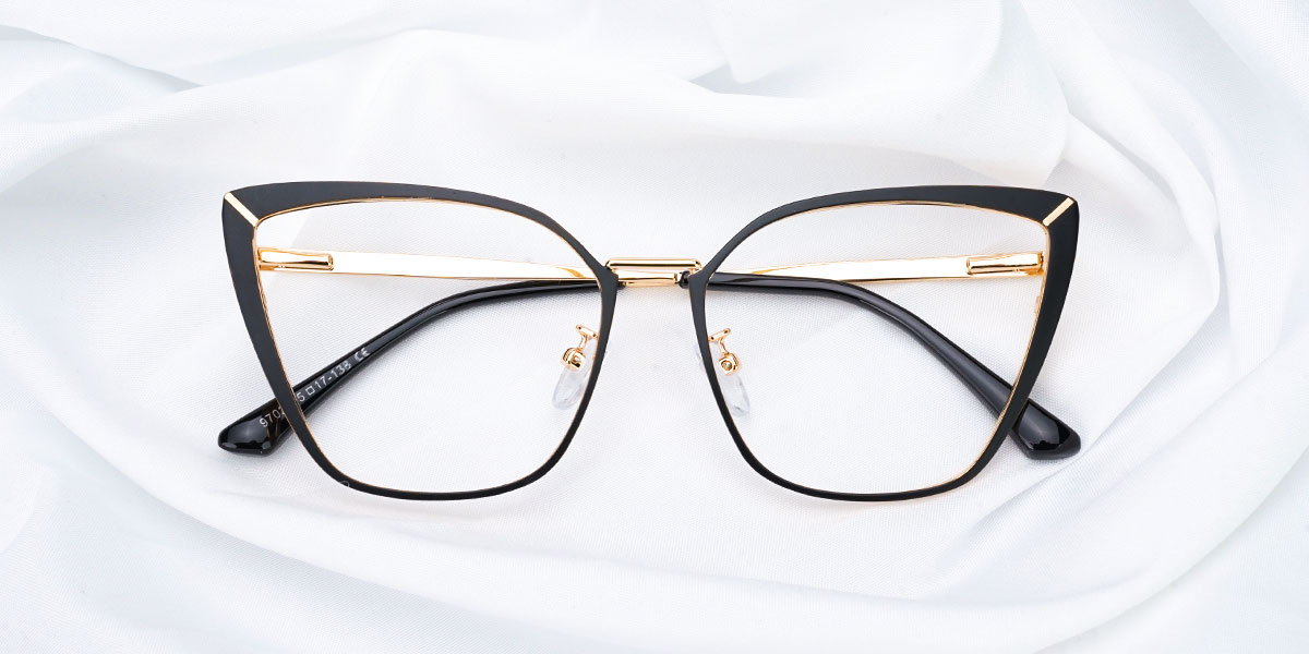 Black Kennedy - Cat eye Glasses