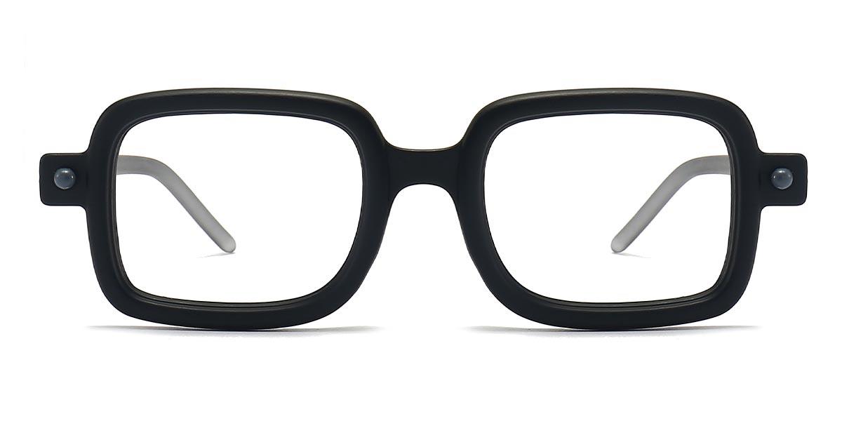 Black Ezma - Rectangle Glasses