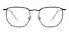 Black Clear Tone - Oval Glasses