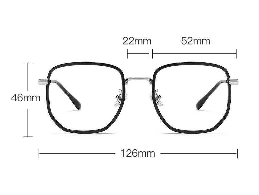 Nyne - Square Black Eyeglasses For Men Women | Lensmart Online