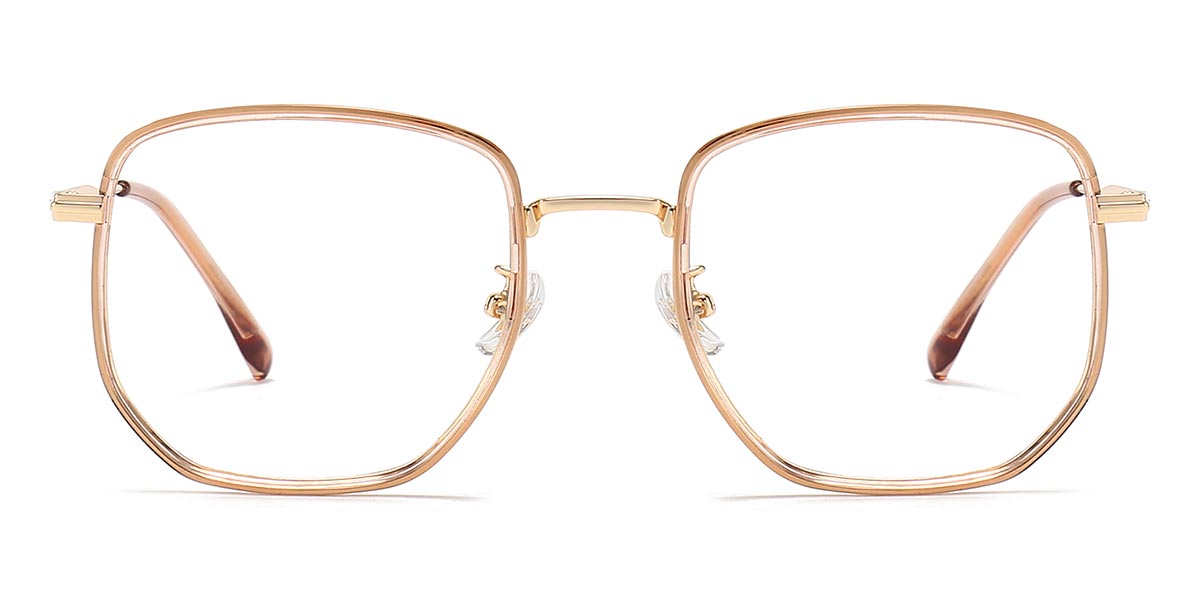 Gold - Square Glasses - Nyne