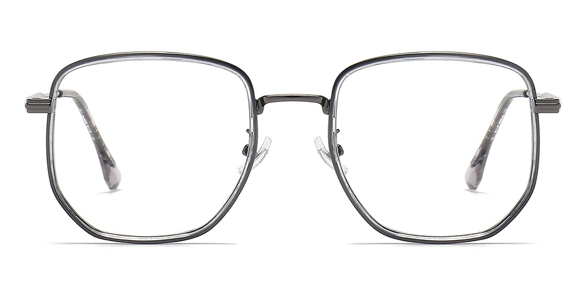 Grey - Square Glasses - Nyne