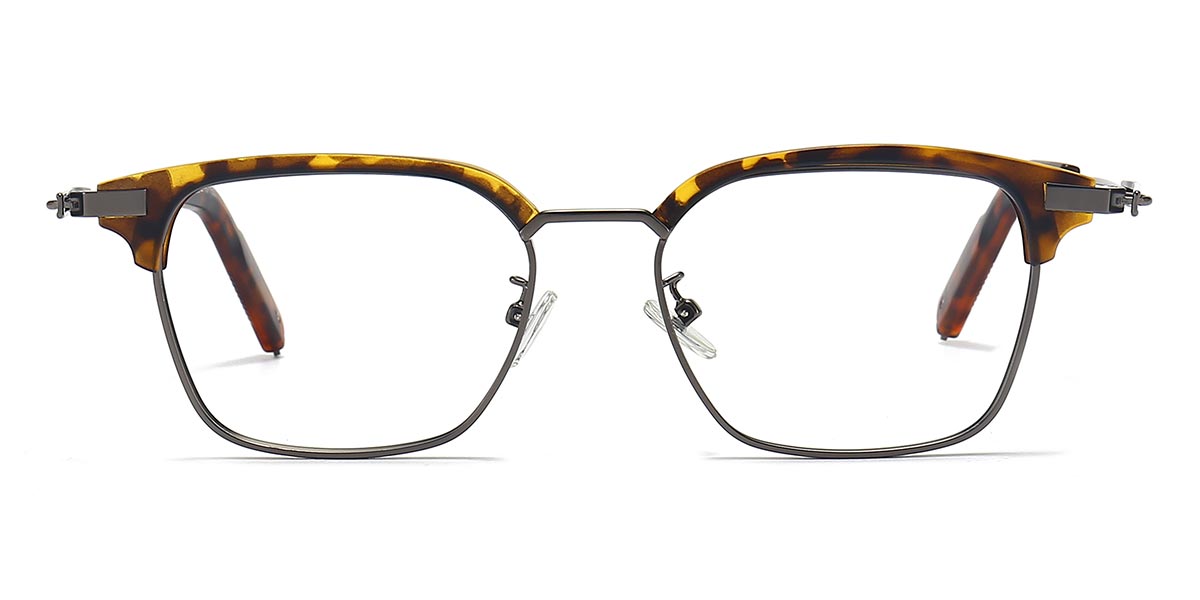 Tortoiseshell - Rectangle Glasses - Olalla