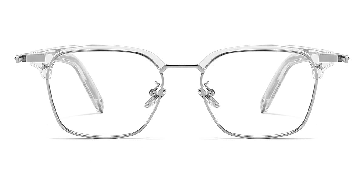 Clear - Rectangle Glasses - Olalla