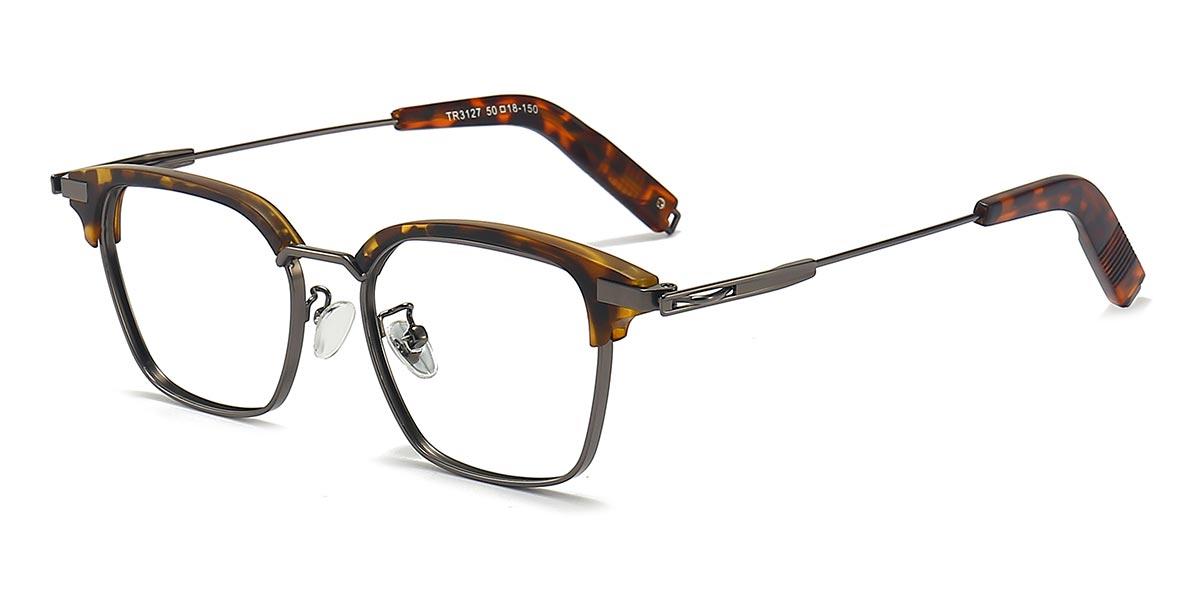 Gun Tortoiseshell Olalla - Rectangle Glasses