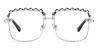 Silver Panni - Square Glasses