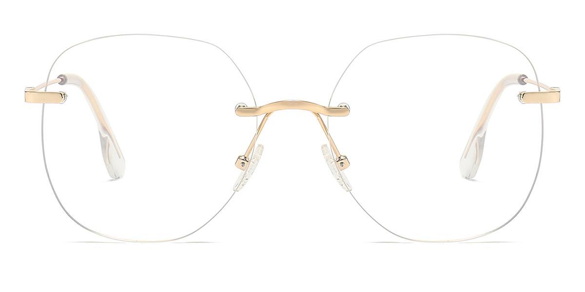 Gold Kila - Oval Glasses