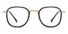 Black Brai - Oval Glasses