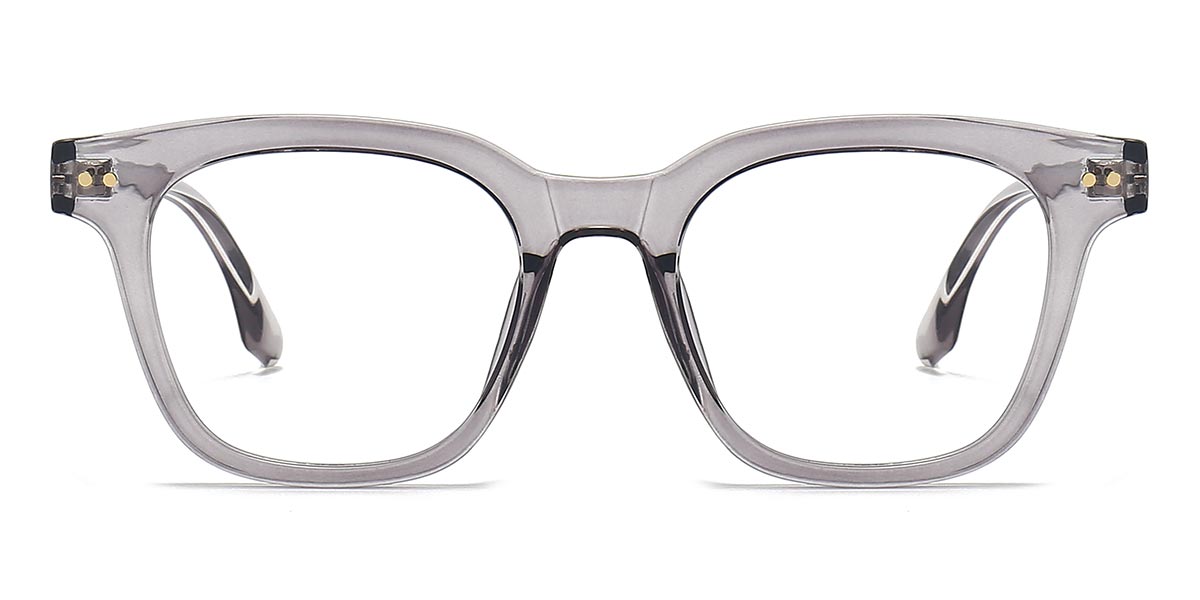 Grey - Square Glasses - Kieva