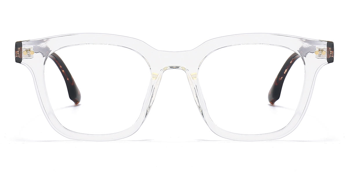 Clear - Square Glasses - Kieva