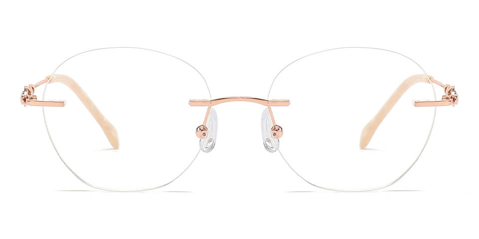 Rose Gold Paje - Oval Glasses