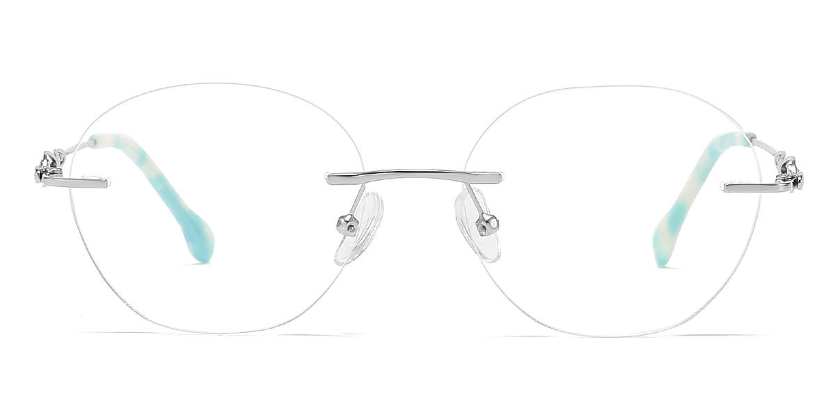 Silver Paje - Oval Glasses