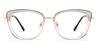 Gradient Grey Kassi - Oval Glasses