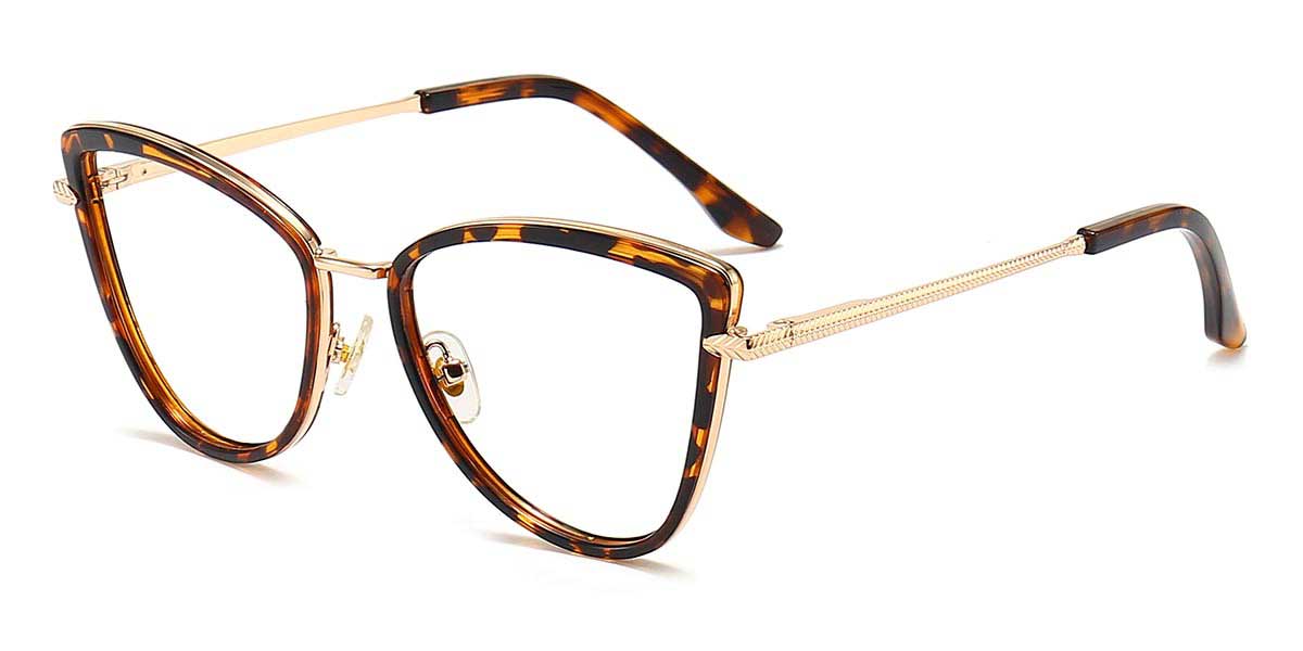 Tortoiseshell - Cat eye Glasses - Lanni