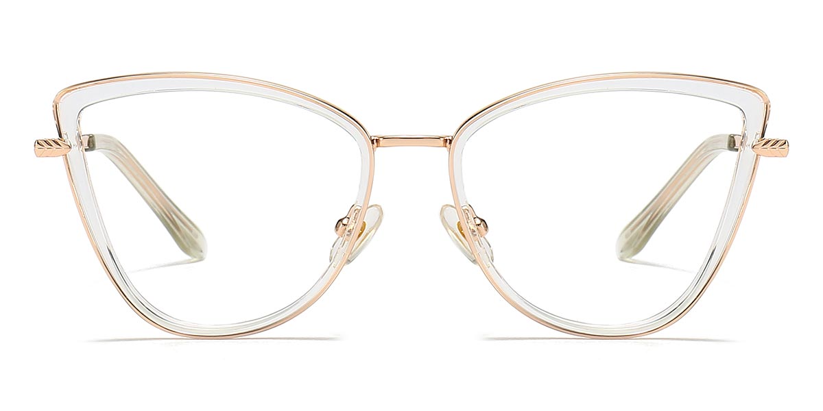 Clear - Cat eye Glasses - Lanni