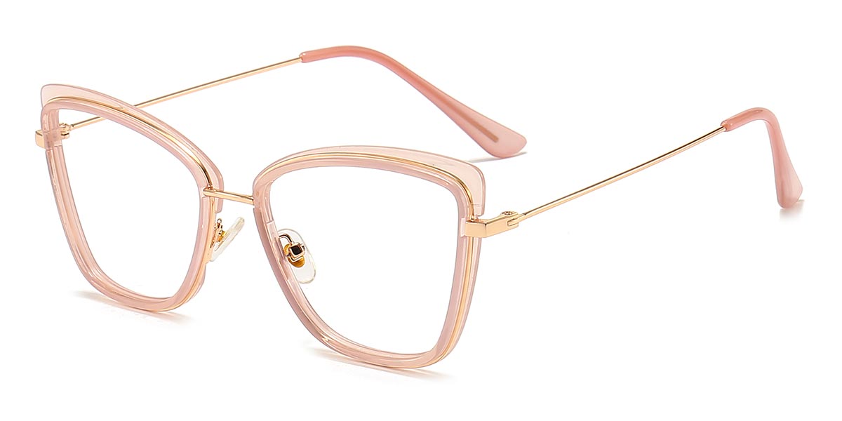Pink - Cat eye Glasses - Kaslin