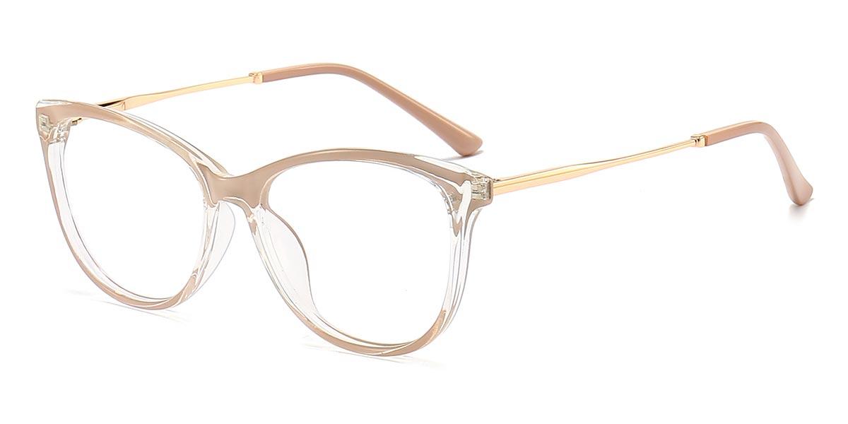 Cameo Brown Kasu - Oval Glasses