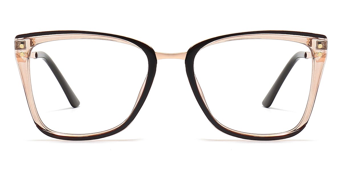 Tawny Black Cadyn - Square Glasses