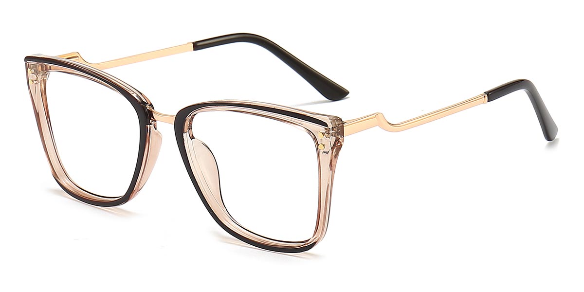 Tawny Black Cadyn - Square Glasses