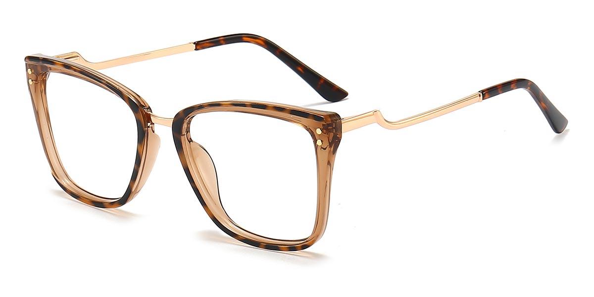 Tawny Tortoiseshell Cadyn - Square Glasses