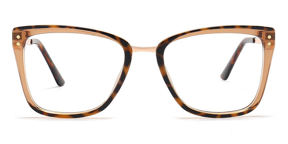 Tawny Tortoiseshell Cadyn - Square Glasses