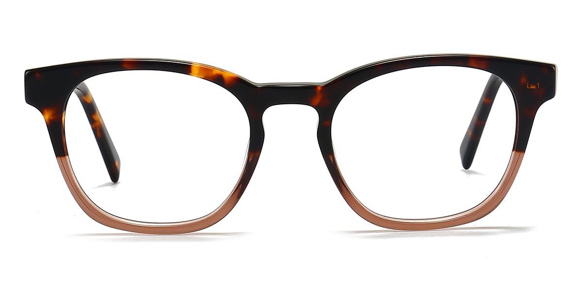 Tortoiseshell Brown Noree - Square Glasses