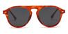 Tortoiseshell Grey Lanta - Oval Sunglasses
