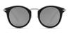 Black Silver Mirror Kohn - Round Sunglasses