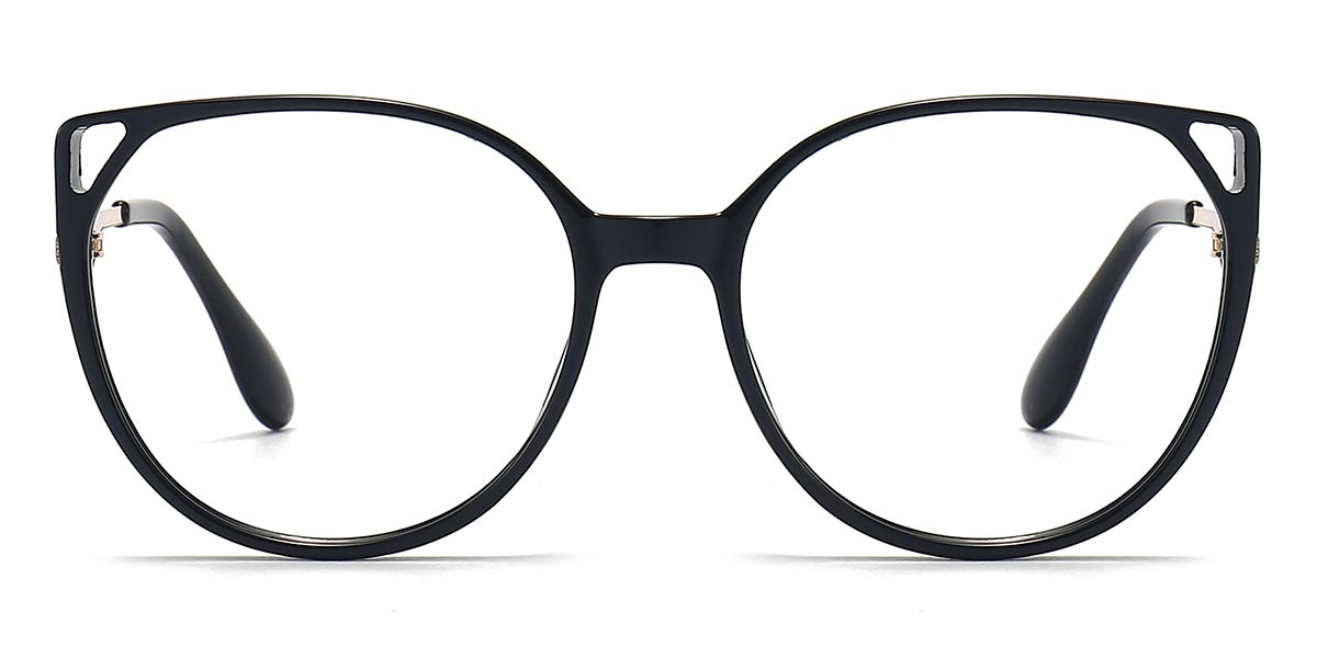 Black - Oval Glasses - Cayli