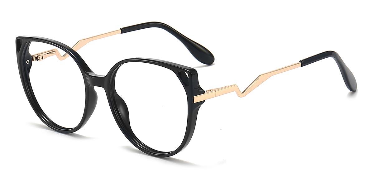 Black Cayli - Oval Glasses
