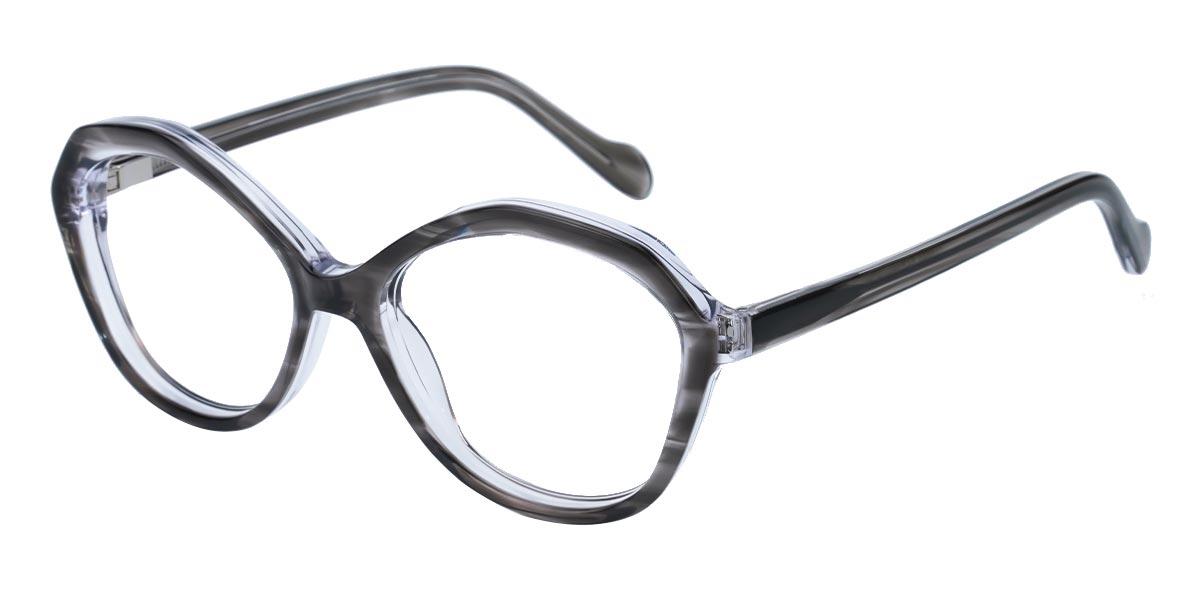 Grey Normi - Oval Glasses