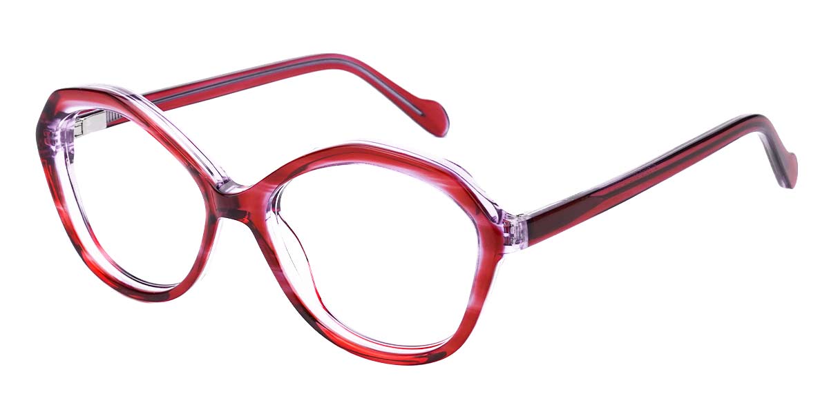 Red - Oval Glasses - Normi