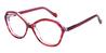 Red Normi - Oval Glasses