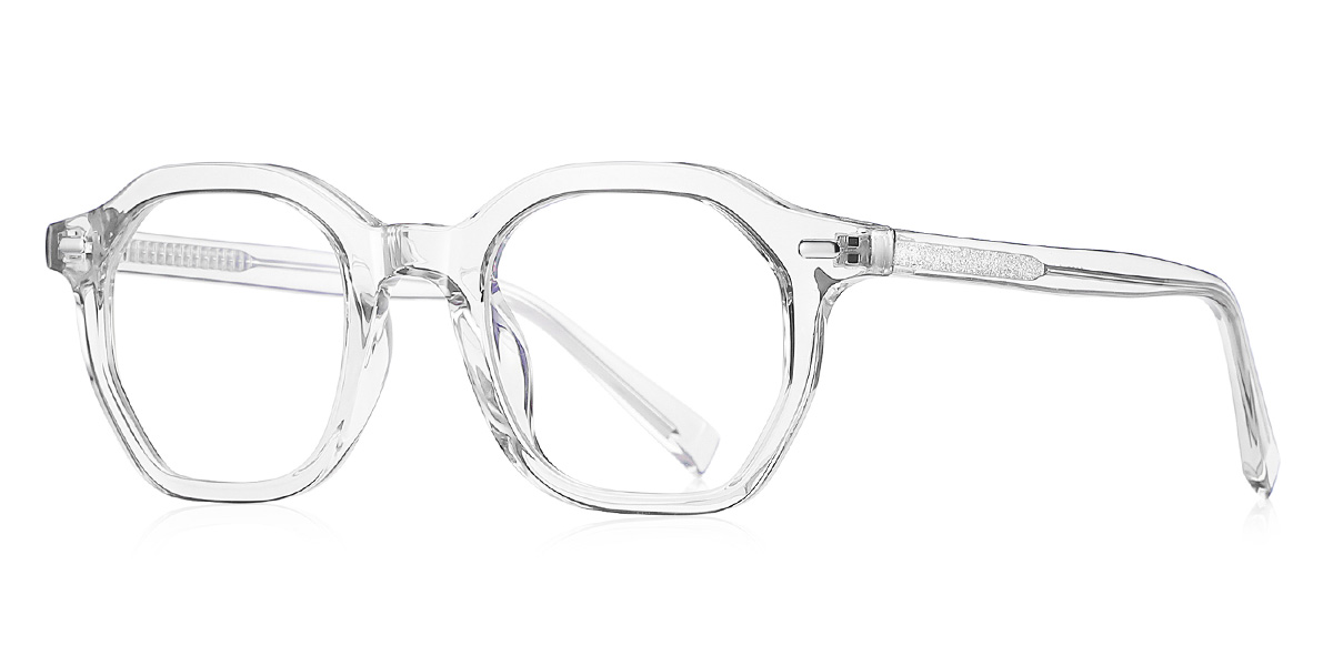 Clear - Oval Glasses - Paru