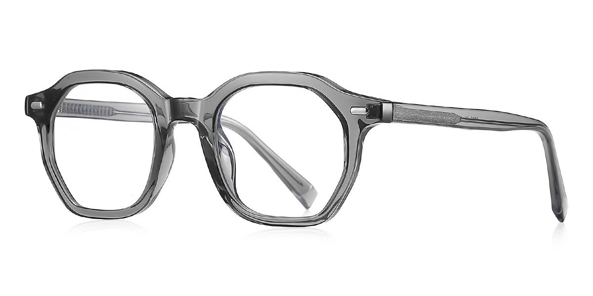 Grey Paru - Oval Glasses