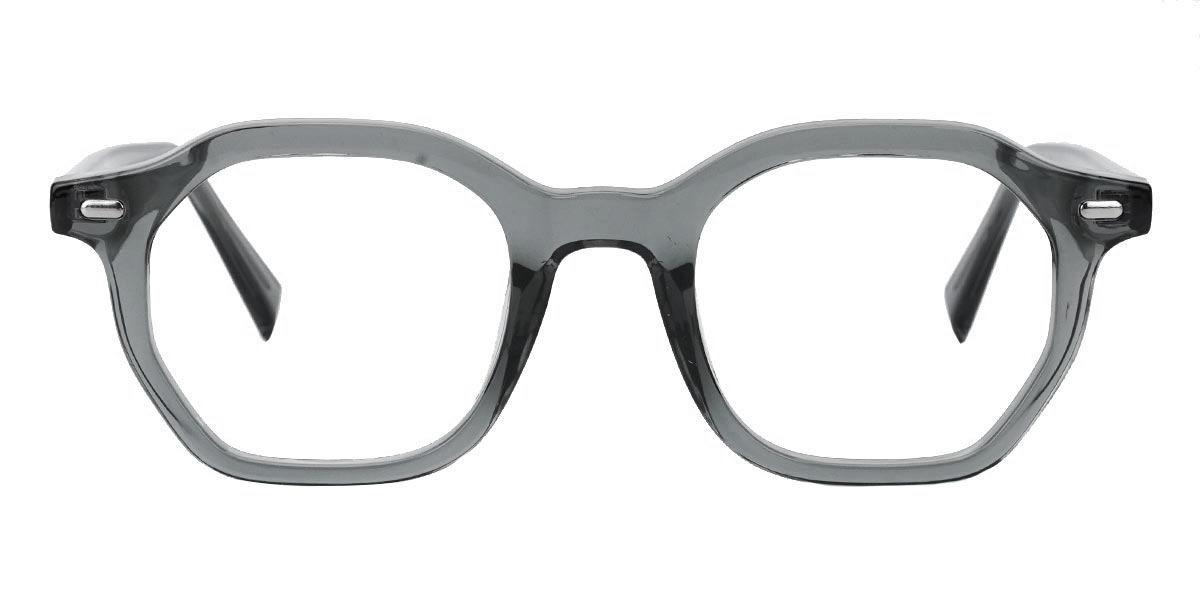 Grey - Oval Glasses - Paru