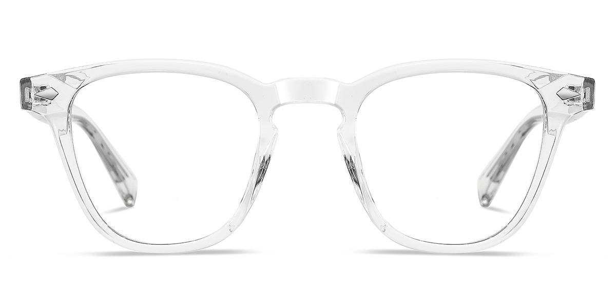 Clear Qara - Square Glasses