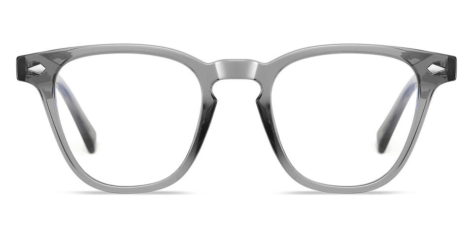 Grey Qara - Square Glasses