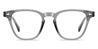 Grey Qara - Square Glasses