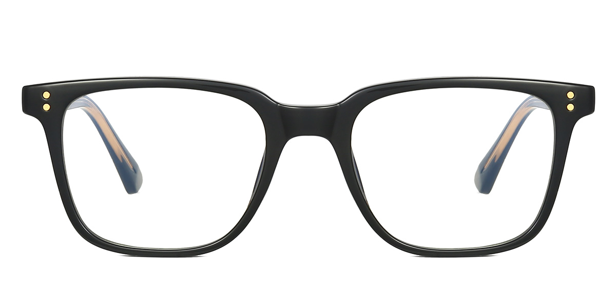 Black - Square Glasses - Noro