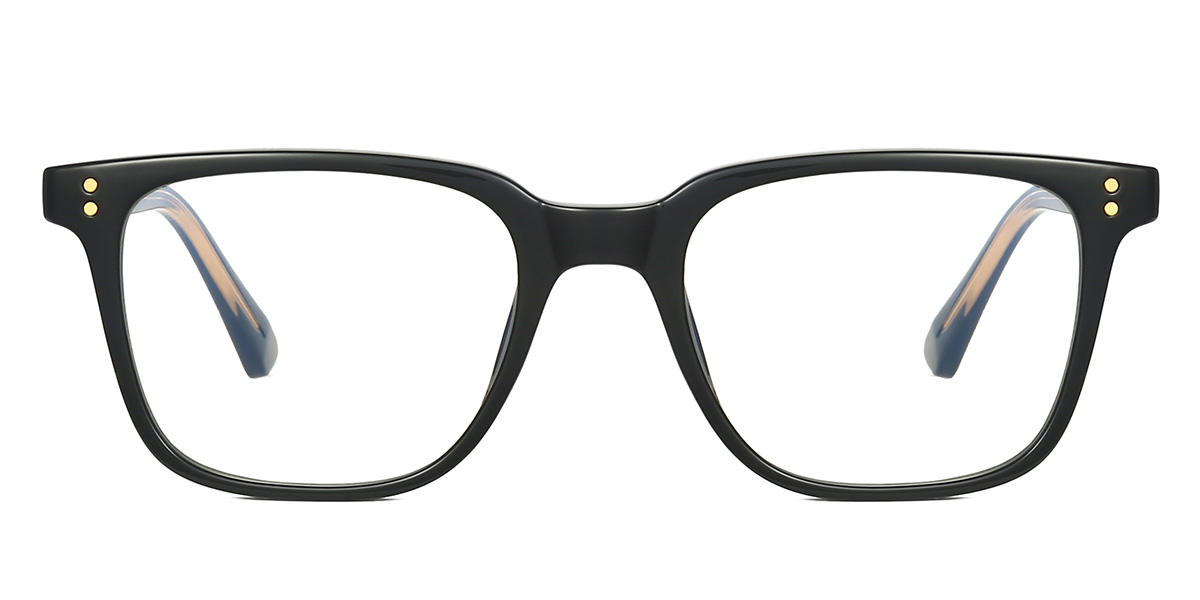 Black Noro - Square Glasses