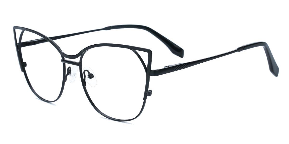 Black Leeni - Oval Glasses