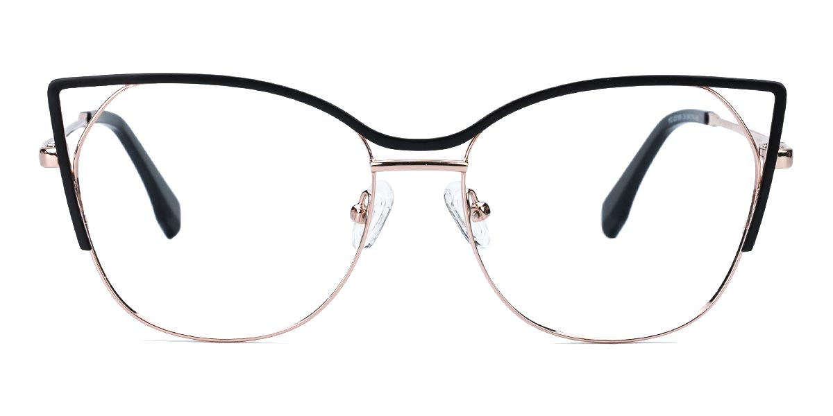 Black Gold - Oval Glasses - Leeni