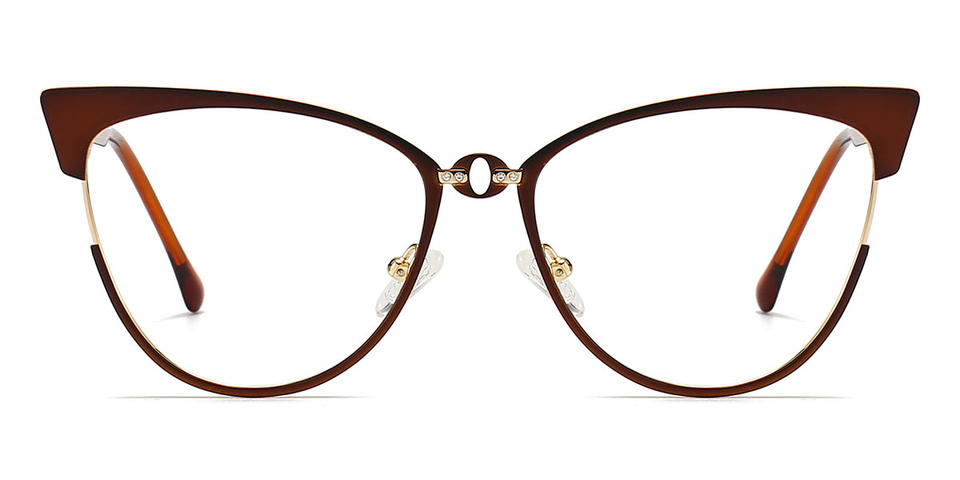 Brown Zaila - Oval Glasses