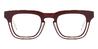 Brown Clear Nyle - Square Glasses